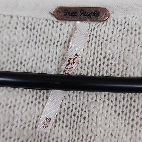 Free People Magic Dragon Patchwork Crochet Cardigan Sweater - Picture 4 of 5